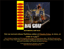 Tablet Screenshot of bigsurfband.com